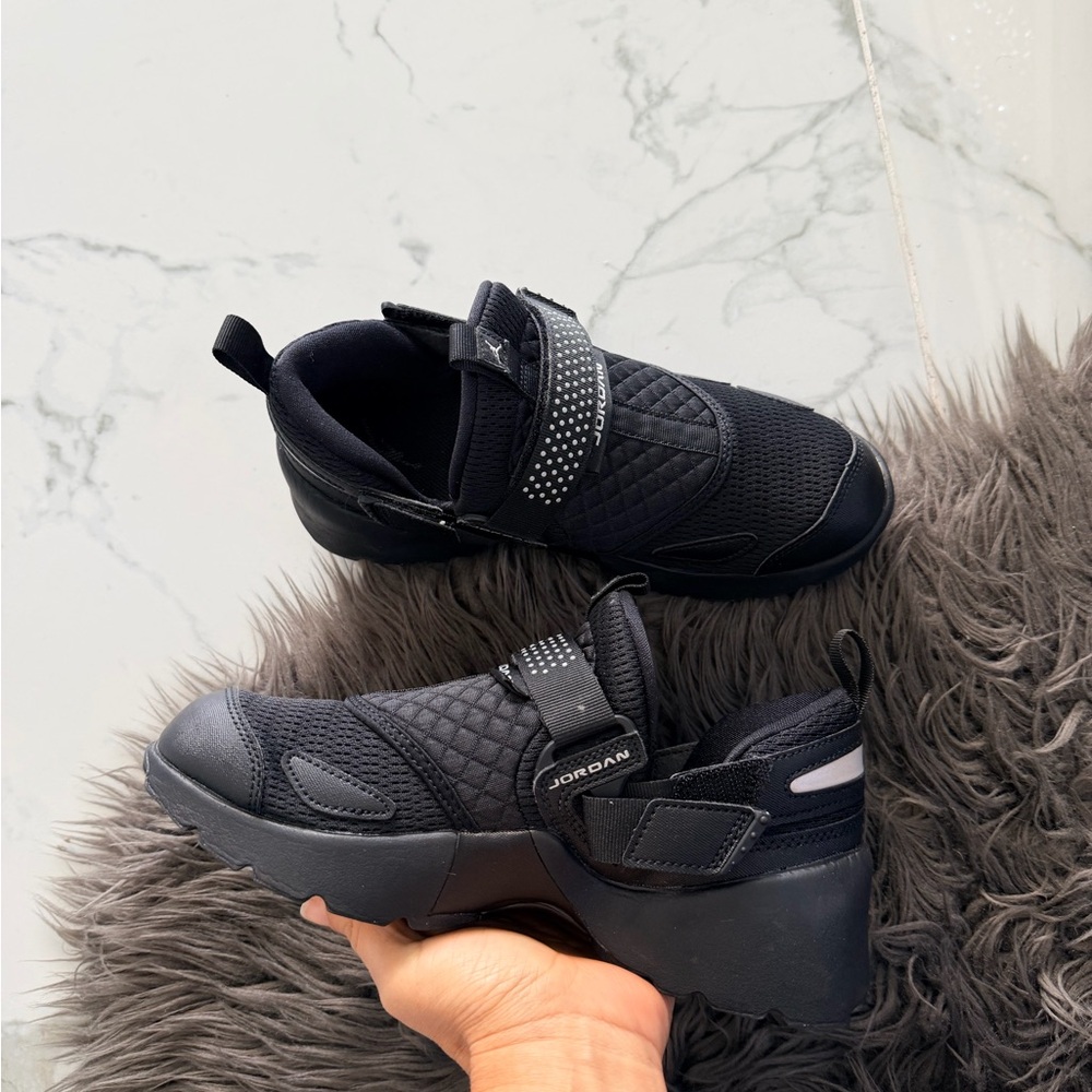 Jordan Black Athletic Slip-On Sneakers - Picture 6 of 9